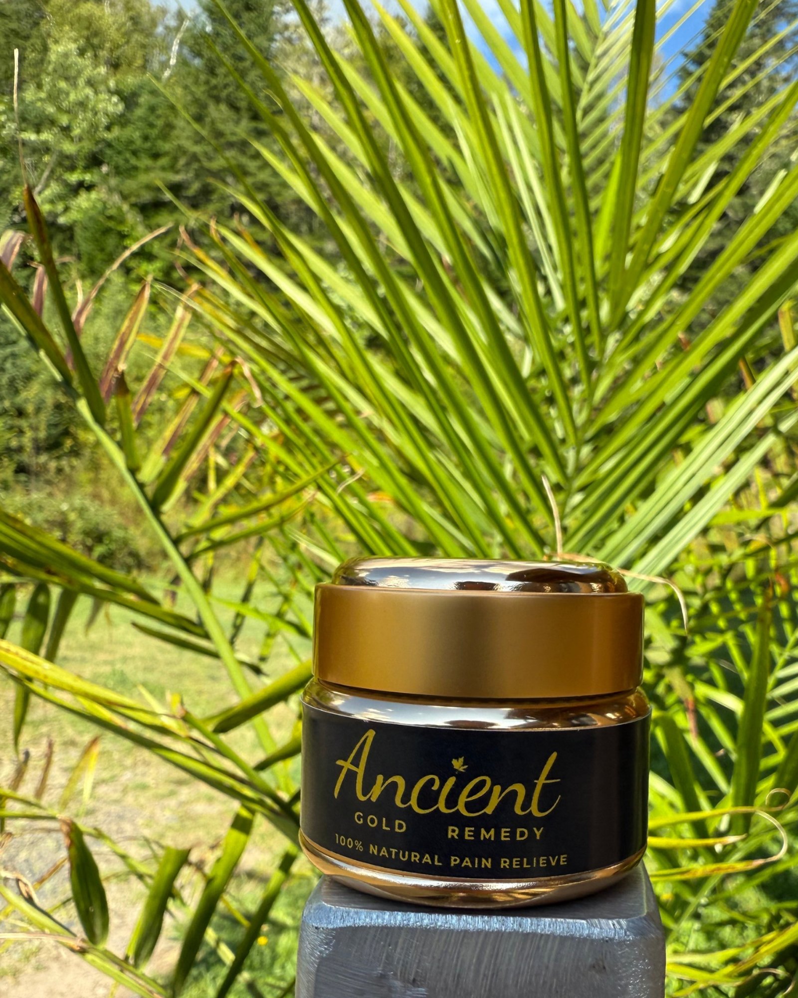 Ancient Gold Remedy balm jar